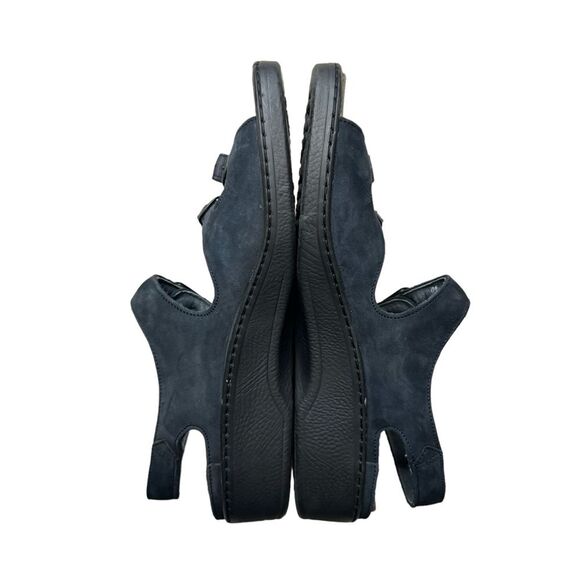 Mephisto Women's Triple Strap Navy Croatia Buckle Sandals Ankle Strap Sz 40 (10) - Picture 4 of 7